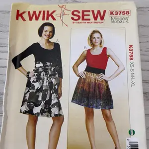 Kwik Sew K3758 sewing pattern