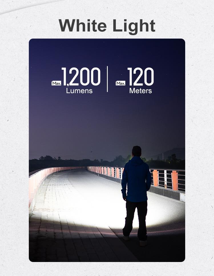 OLIGHT Seeker 4 Pro Rechargeable Flashlights, High Lumens Powerful Bright Flashlight 4600 Lumens with USB C Holster, Waterproof Flashlight