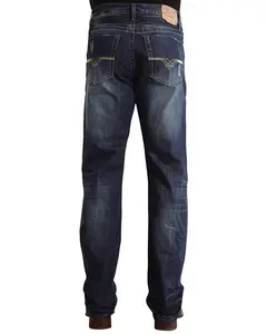 Stetson Men's Modern Fit "V" Stitched Jeans - 11-004-1312-4020 Bu