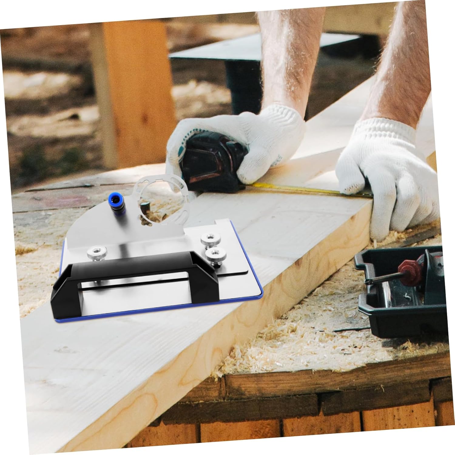 45 degree ceramic tile chamfering tool, angle grinder bracket for cutting 45 degree ceramic tiles, 100 type universal 45 degree ceramic tile chamfering bracket angle grinder