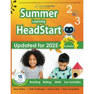 Lumos Summer Learning HeadStart, Grade 2 to 3: Fun Activities, Math, Reading, Vocabulary, Writing and Language Practice: Standards-aligned Summer ... (Summer Learning HeadStart by Lumos Learning) Paperback – May 2, 2019