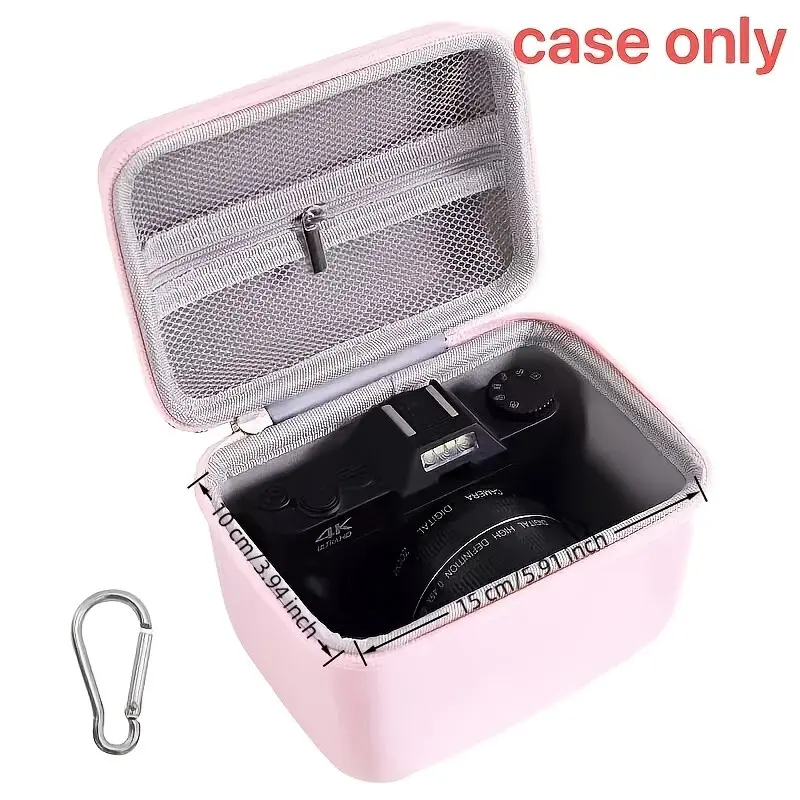 Hard EVA Camera Case Cover for 4K Vlogging Camera, Durable Protection Shockproof Waterproof Storage Case Christmas Fits Most Compact Digital Cameras, Digital Camera Accessories