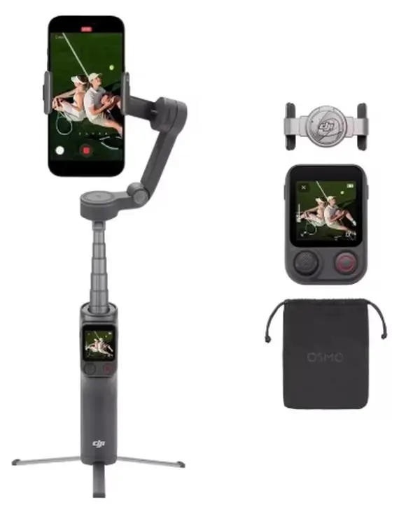 DJI Osmo Mobile 8P Pro Camera Gimbal Holder, Vlogging Electronics Accessory with 10-Hour Battery Life, Remote-Controlled Camera Accessory, Accessories