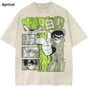 YuYu Hakusho Graphic Tee, Vintage Anime T-Shirt, Spirit Detective Retro Design, Unisex Menswear Womenswear Top, Classic 90s Otaku Streetwear