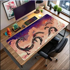 Rayquazaa Sky Serpent Mouse Pad, Anime Office Decor