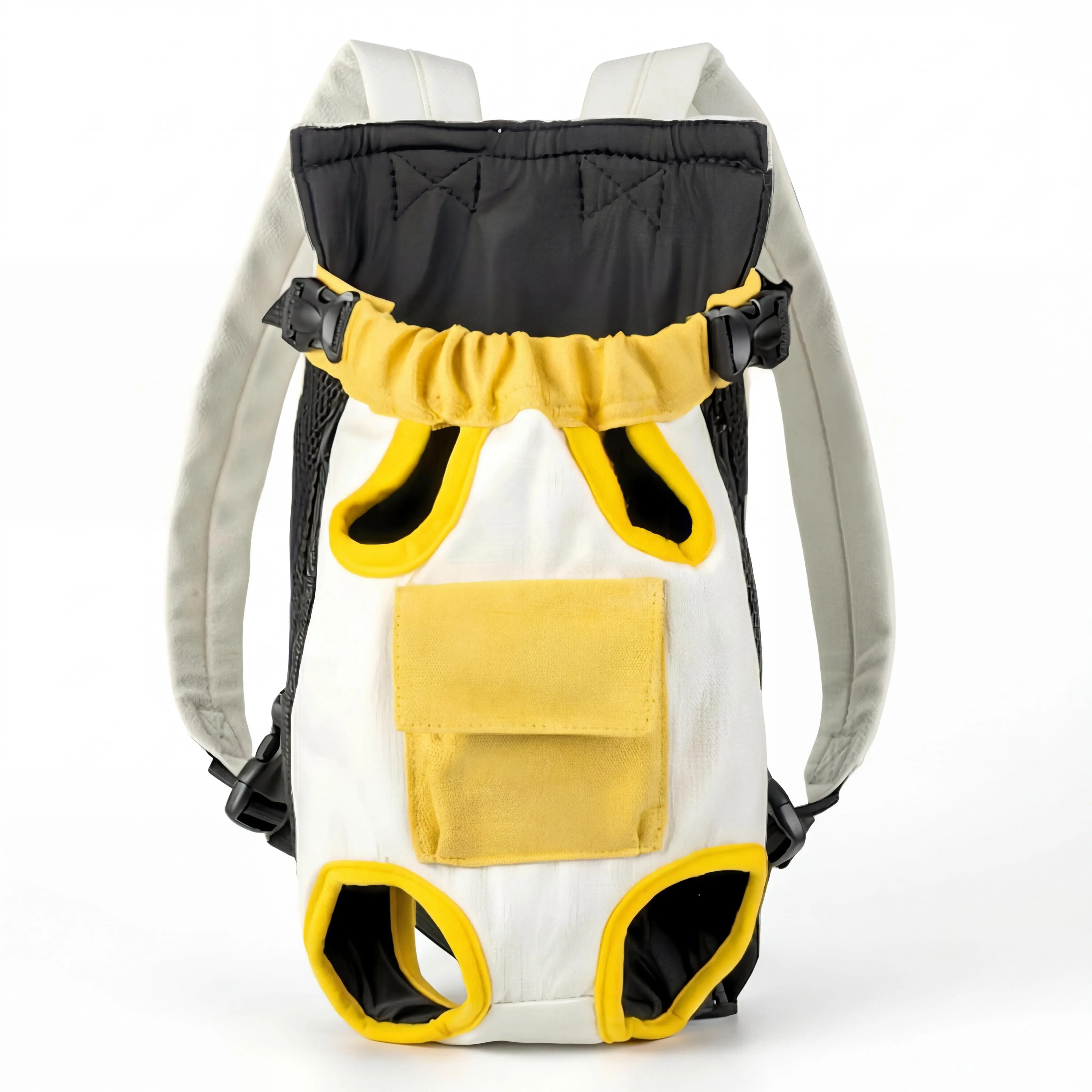 Cute Legs-Out Pet Carrier Backpack for Cats & Small Dogs, Hands-Free Front, Back & Shoulder Carry for Daily Walks & Outdoor Trips