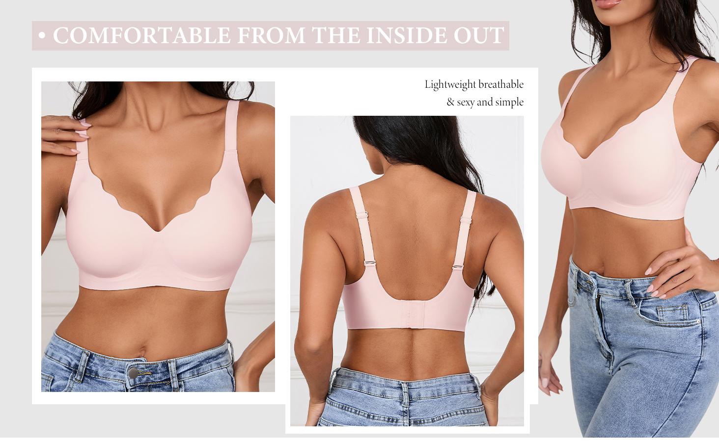 Women's Black Jelly Bra No Underwire T-Shirt Bra Seamless Comfortable Soft Wireless Basic Bridal One Piece Minimalist Everyday Wear with Adjustable Straps Vneck Breathable bra fits women Slight-Push-Up Women's Black Jelly Bra No Underwire T-Shirt Bra Seamless Comfortable Soft Wireless Basic Bridal One Piece Minimalist Everyday Wear with Adjustable Straps Vneck Breathable bra fits women Slight-Push-Up