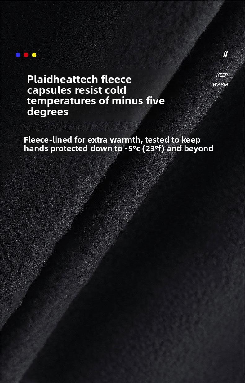 Outdoor Waterproof Gloves Touchscreen Compatible Winter Gloves for Men and Women Windproof and Warm Suitable for Cycling Unisex