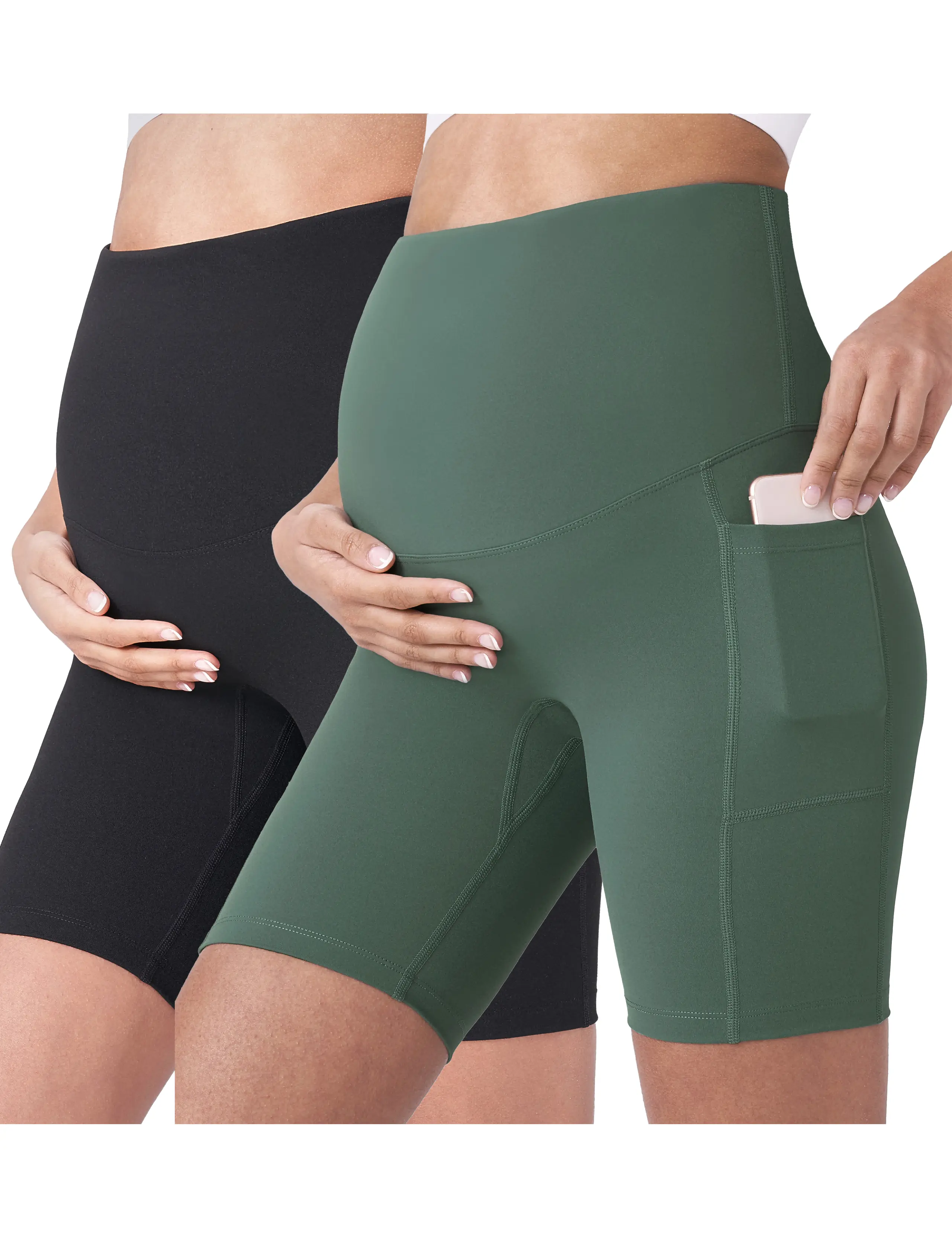 Black + Crab Green 8‘’