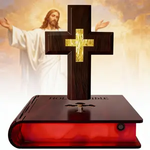 Magnetic Levitation Floating Cross – Suspended Christian Cross Decor Modern Home & Office Display Symbol of Faith & Hope Meaningful Religious Gift for Christians