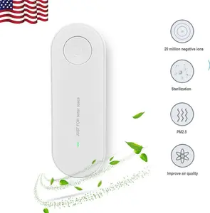 Pure Air (2 units) - Negative Ion Generator Air Purifier, Plug-in, White, Purifies Air, Gift for Family