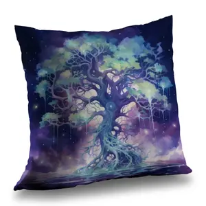Conscious Sales C1PO20209SWR1L 20 x 20 in. Surreal Sap - Turquoise Outdoor Throw Pillow for Home Decor