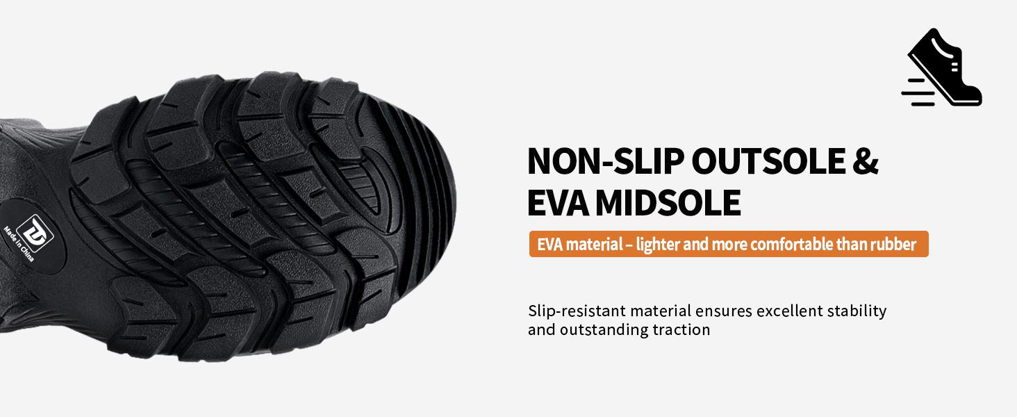 Trudave Hunting Boots for Men, Waterproof Rubber Boots with Steel Shank, 5mm Neoprene Camo Insulated Mens Rain Boots (Size 5-14) Durable Construction Comfort Footwear Walking Shoes #TiktokShopBlackFriday