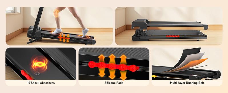 【Premium New Drop】18% Auto Incline Treadmill, 400 LBS Capacity Folding Treadmill with 4.5HP Quiet Motor, 18" Wide Running Belt, 12 HIIT Programs & App Control for Home Gym