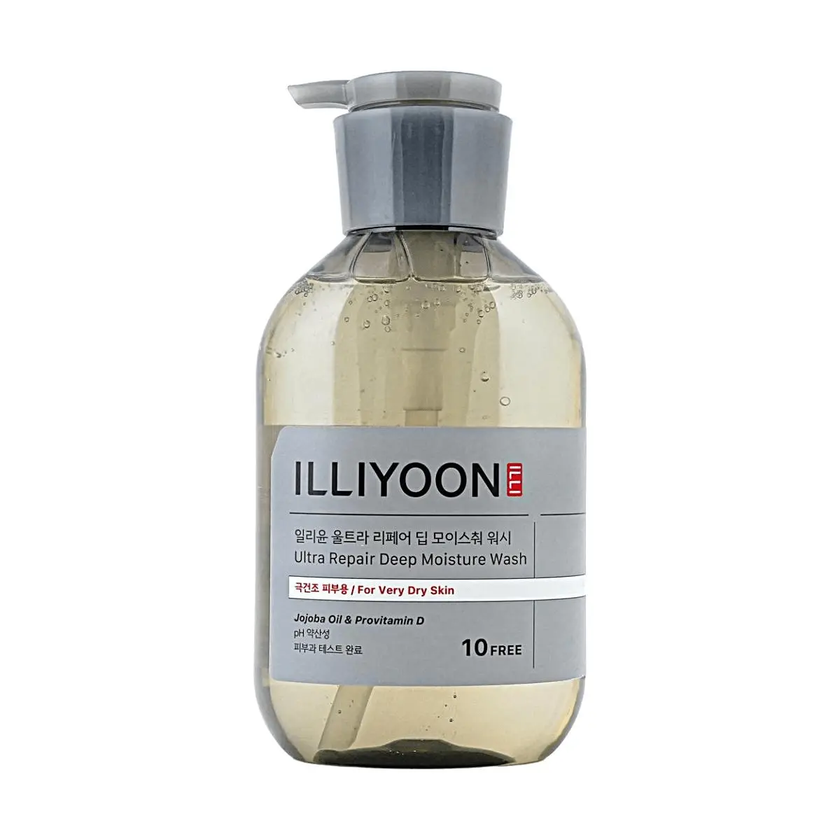 ILLIYOON Korean Ceramide Deep Moisture Cleanser for Extremely Dry Skin - pH Balanced, 10-Free Formula, Gentle Face Wash for Sensitive Skin