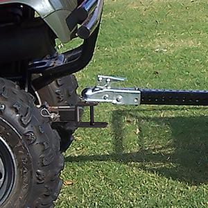 Nilight 3 in 1 ATV UTV Multi Hitch Mount with 2 inch Ball Hitch Rated 2000 LBS Fits 2 Inch Receiver Winch Strap Loop Rated 5000 LBS
