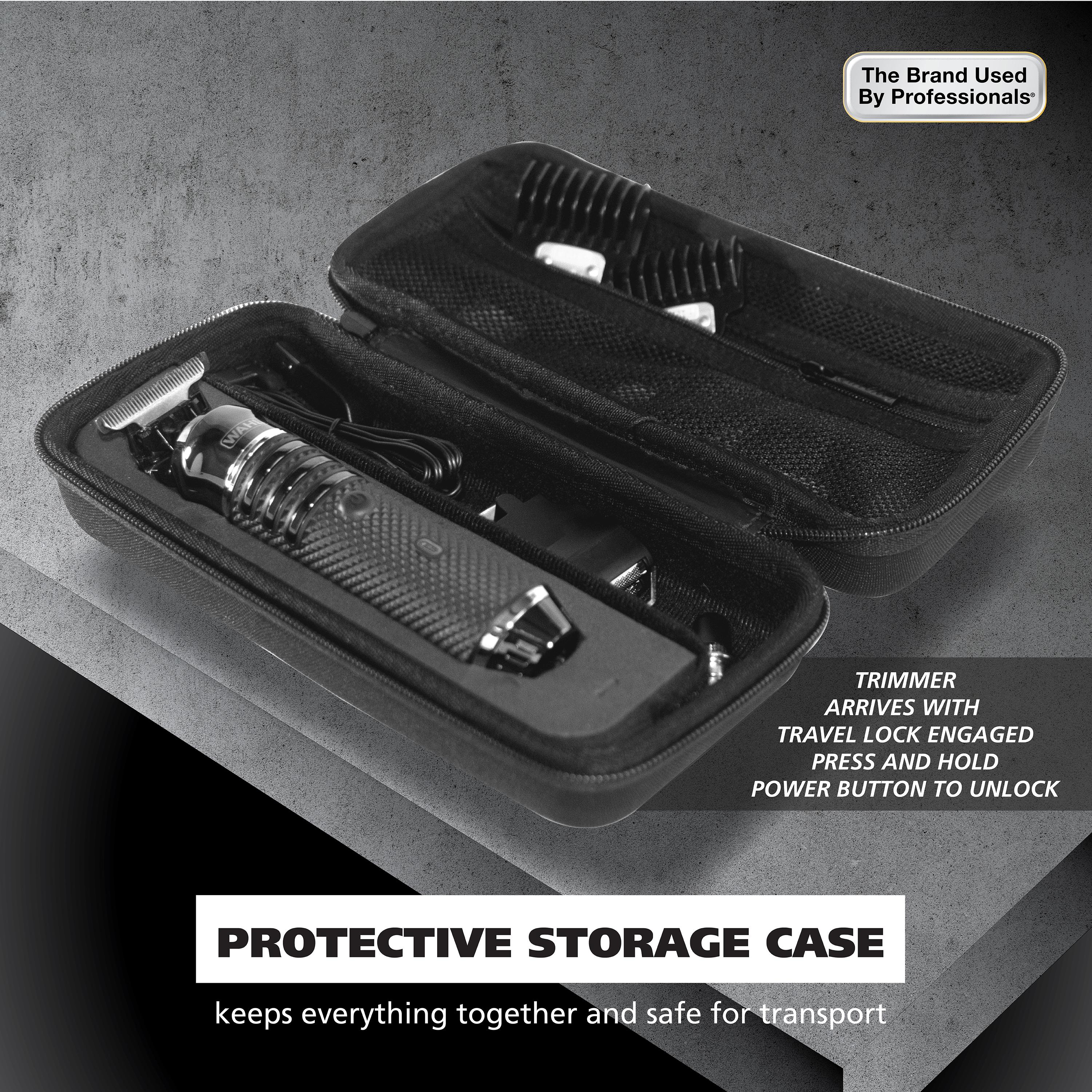 Wahl USA Pro Series High Visibility Trimmer, Skeleton Style , Lithium-Ion Cordless USB Rechargeable All in One Shaving & Close Cutting Beard Trimmer for Men with Near Zero Gap Blade – 3026018