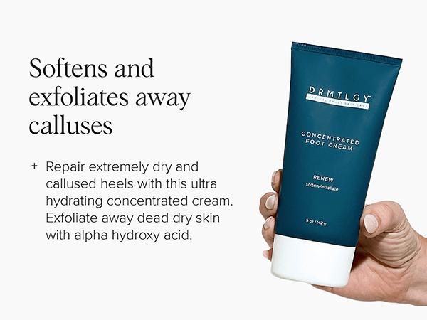 DRMTLGY Concentrated Foot Cream 5oz with Lactic Acid
