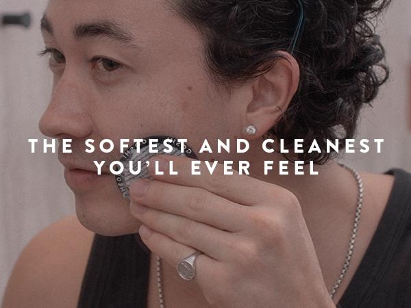 GOSHI Exfoliating Complexion Pads - Reusable, Rapid-Drying, Soft Exfoliating Face Scrubber for All Skin Types - Made in Japan