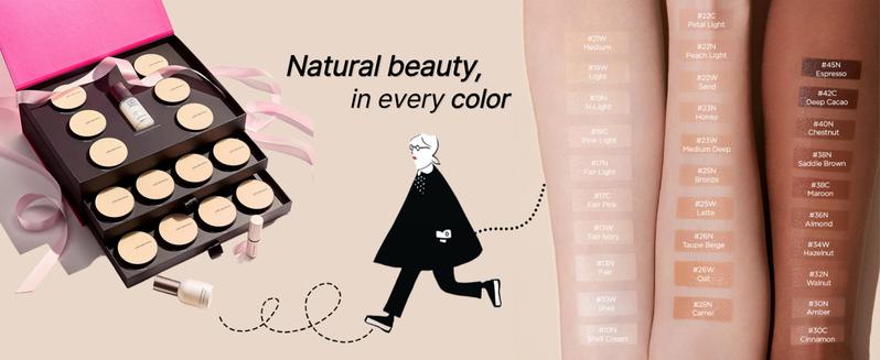 [Jungsaemmool] Essential Skin Nuder Cushion | Natural Finish | Buildable Coverage | Makeup Artist Brand | Cream Foundation