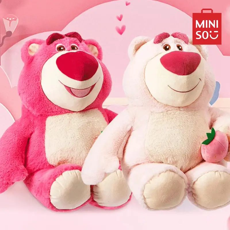 [Holiday Gift]Pixar Strawberry Bear Series - No.14 Sitting Strawberry Bear Doll（Lotso）Birthday gifts, Festive gifts,School gifts,Bedroom decoration,sofa,cozyvibes| Shopping Bag  , Holiday & Holiday Haul Soft Stuffed Animal#Summervibes, Back To School