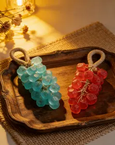 Authentic Grape Soap, Grape-Flavored Handmade Soap, Natural Plant Extracts, Mild Cleansing, for Face & Body, Portable Soap