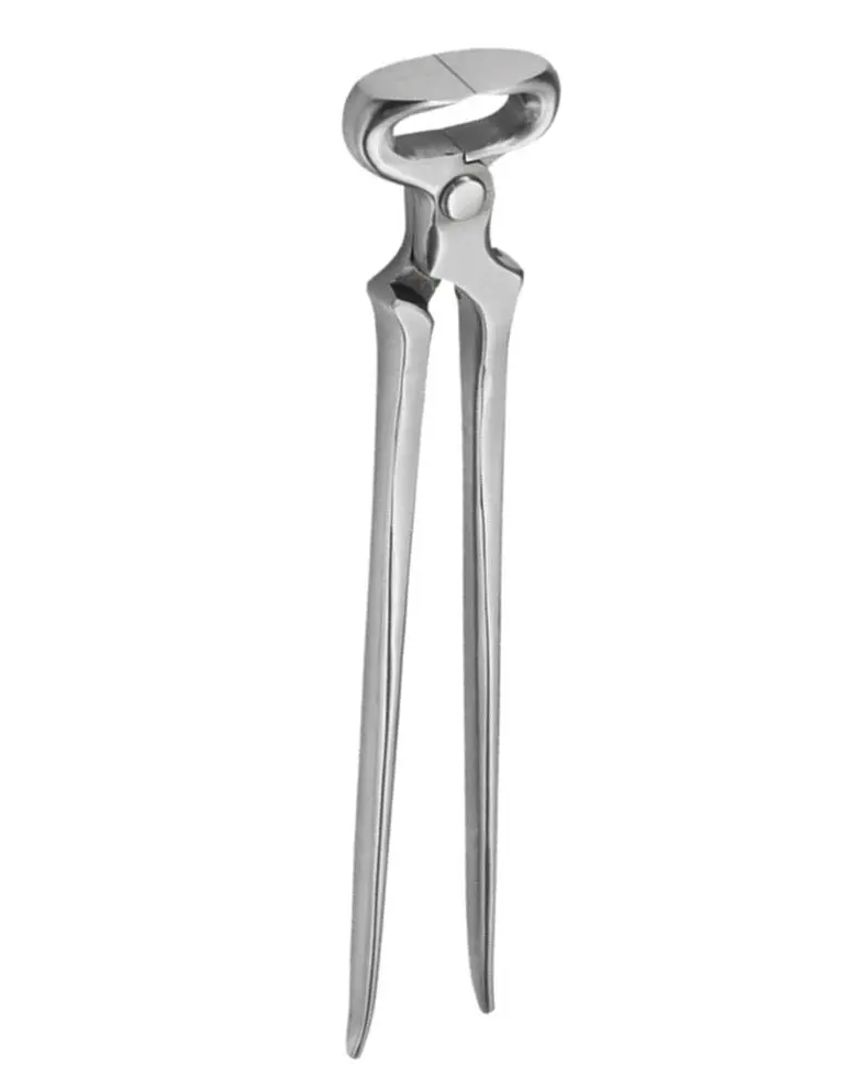 15" Hoof Nipper GE Style Model–Premium Vanadium Steel Farrier Tool for Hoof Trimming & Care,Durable Dull Finish,Professional Farrier Equipment,Heavy-Duty Hoof Cutter