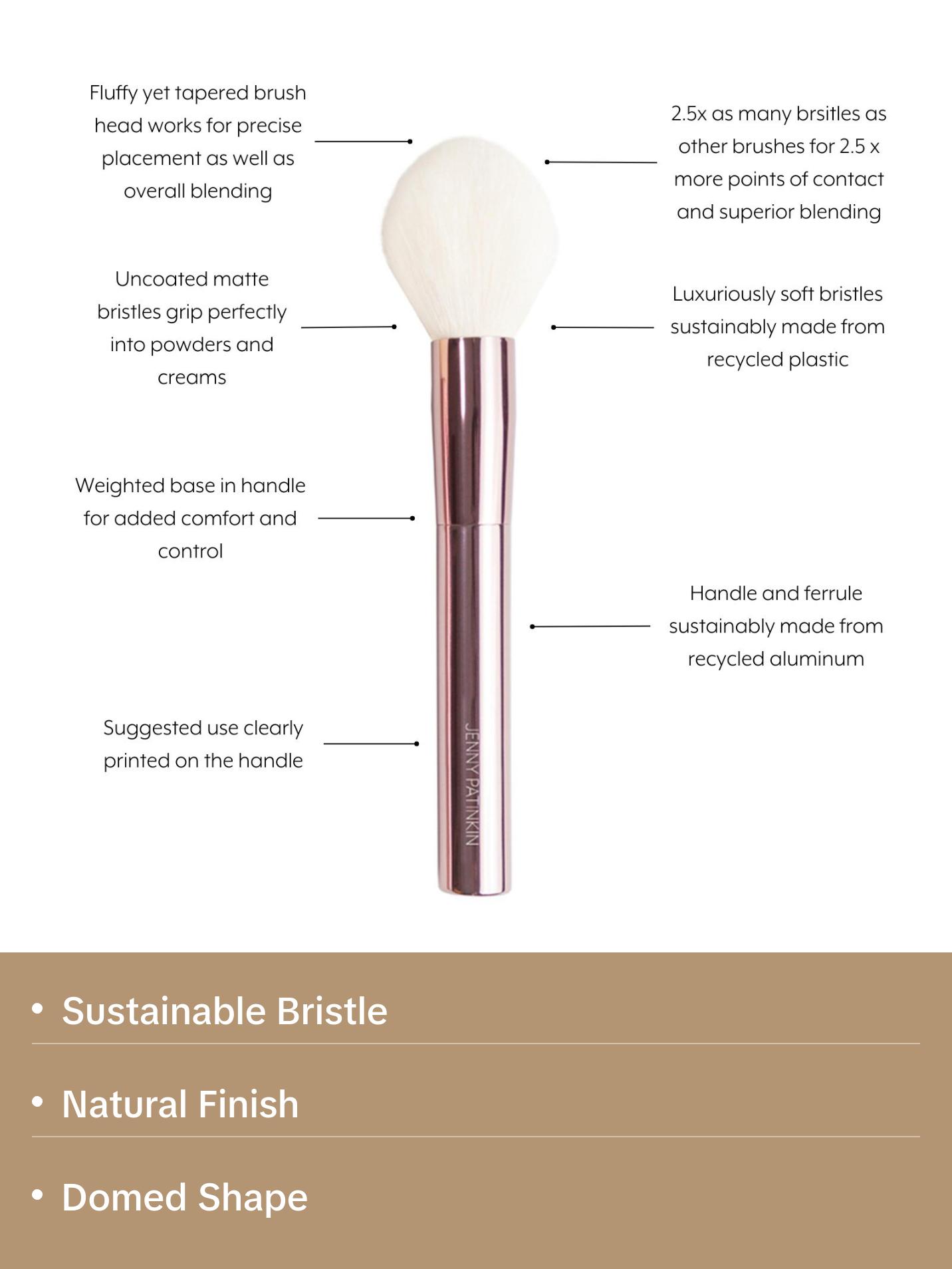 Sustainable Luxury Powder/Bronzer Makeup Brush for Perfect Application Portable Professional Sustainable Luxury Powder/Bronzer Makeup Brush for Perfect Application Portable Professional