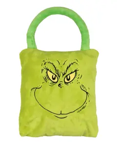 Dr. Seuss How the Grinch Stole Christmas Holiday Tote Fleece Throw Blanket - 40" x 39"