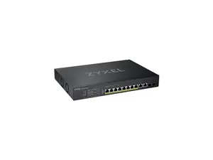 ZyXEL XS1930-12HP 10-Port 10G Multi-Gigabit L3 Smart Nebula Cloud Managed Switch with 2 10G SFP+ Uplinks, 8 PoE+ / PoE++ at 375W