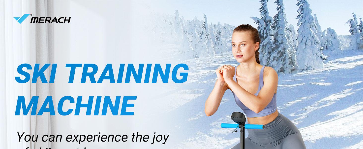 Merach  2 in 1 leg Exerciser Strength Training Leg Machine Low Impact Plyometric Training Home Gym Machine Indoor Workouts Equipment