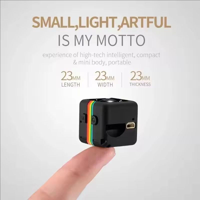 Mini 1080P HD Portable Action Camera - 30FPS, Compact Small Size, Outdoor Sports DV, Night Vision, Up to 128GB Memory Card Support