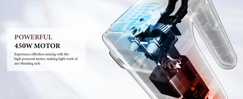 SHARDOR Hand Mixer, 450W Handheld Mixer with Storage Case 5-Speed Plus Turbo Hand Mixer Electric With 5 Stainless Steel Attachments(2 Beaters, 2 Dough Hooks and 1 Whisk), Silver SHARDOR Hand Mixer, 450W Handheld Mixer with Storage Case 5-Speed Plus Turbo Hand Mixer Electric With 5 Stainless Steel Attachments(2 Beaters, 2 Dough Hooks and 1 Whisk), Silver