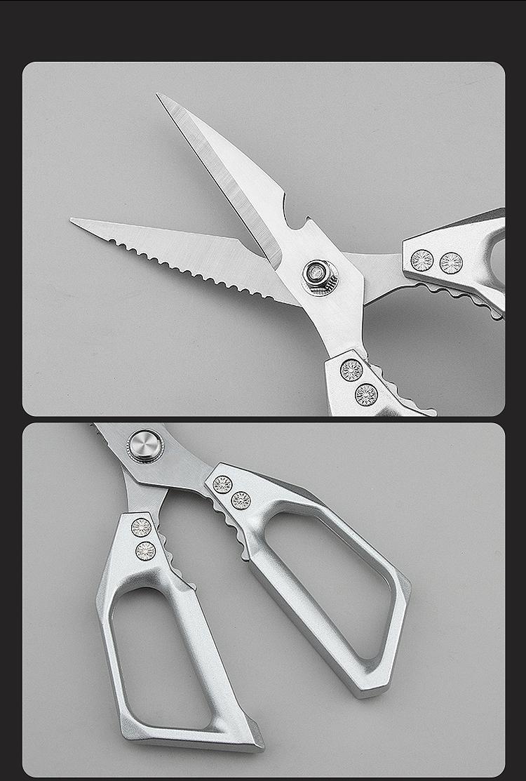 2-Pack Heavy Duty Kitchen Scissors – Stainless Steel, Rust-Resistant, Comfortable Grip for Daily Cooking