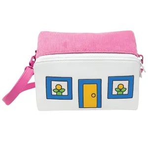 Whatever Makes You Happy Miffy House Compartment Crossbody Bag with Strap