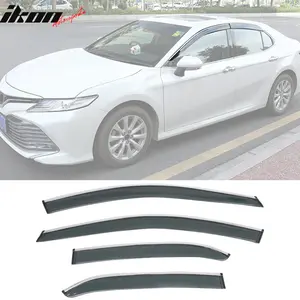 Window Visors for Toyota Camry 2018-2023 Acrylic 4PC Tape On Rain Guard
