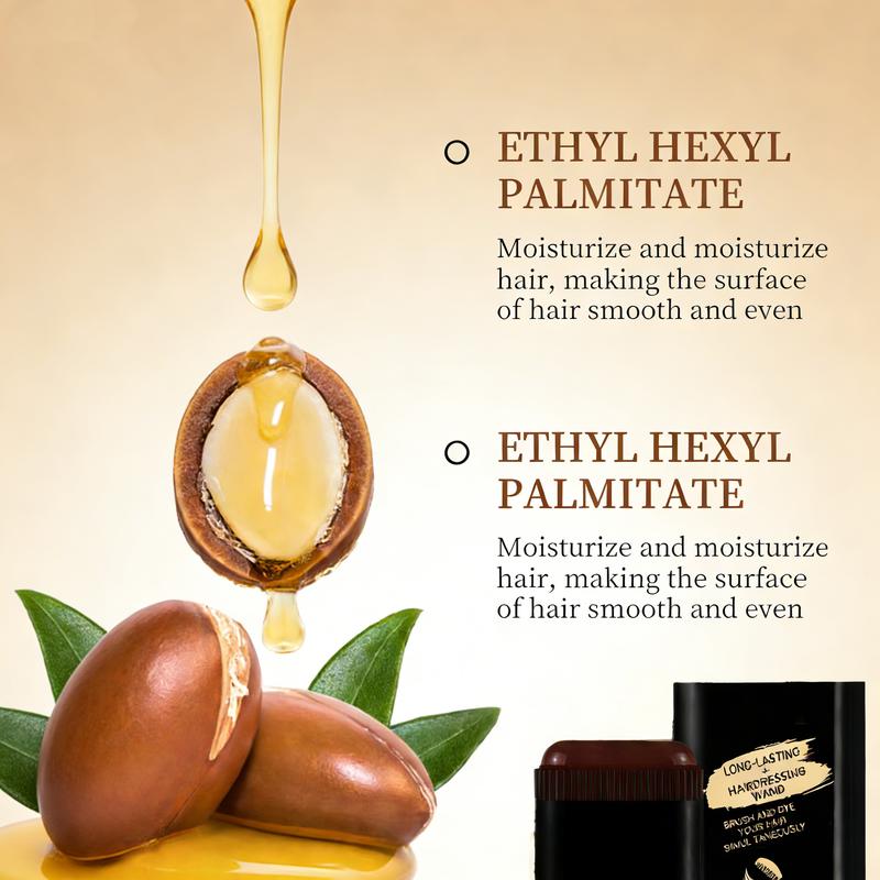 2 in 1 Instant Hair Color Stick, Waterproof and Sweat Proof Hair Dye Stick, Portable 3 Color Touch-Up Hair Sticks With Comb for Women Men 2 in 1 Instant Hair Color Stick, Waterproof and Sweat Proof Hair Dye Stick, Portable 3 Color Touch-Up Hair Sticks With Comb for Women Men