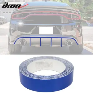Reflective Stickers for Universal 1.5CMx5M Blue 3M Vinyl Pinstripe Safety Warning Tape