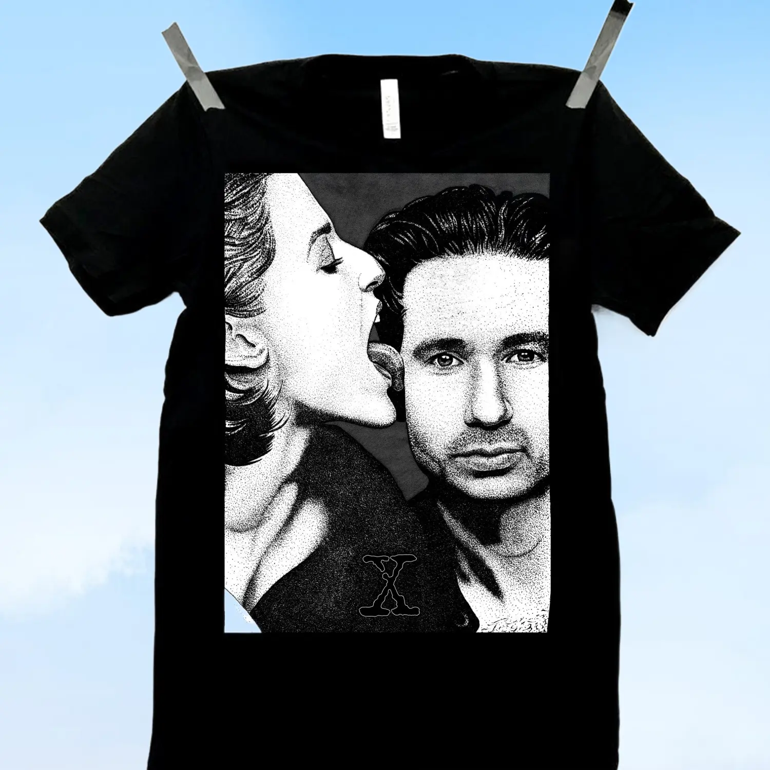 Vintage 90s The XFiles Mulder and Scully's SciFi Fan Gift Merch Graphic TShirt for Men Women Unisex Streetwear Casual Short Sleeve Top