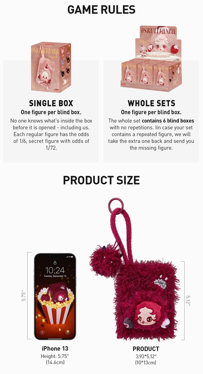 [Spanish] – SKULLPANDA You Found Me Series – Mini Bolsa de Peluche