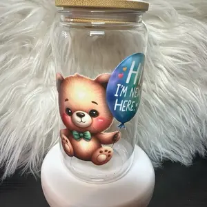 Glass 16 oz cup