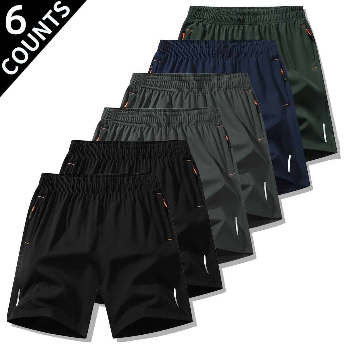 6-piece set shorts for men Summer men's casual quick drying shorts, sports and casual jogging, breathable and loose bottom shorts tiktok shop deals  5 sense gifts for him  Plain Beige Menswear Tropical SpringStatements