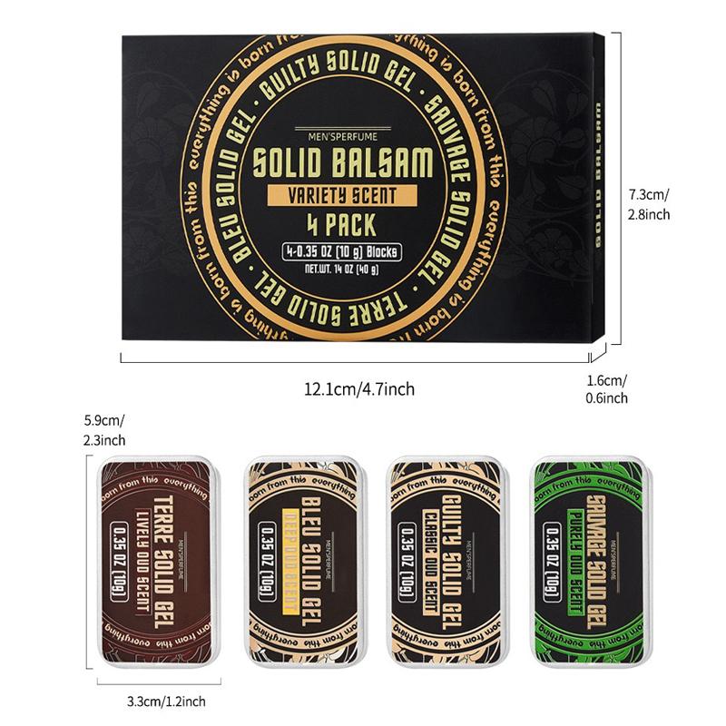 【BUY 1 GET 1 FREE】Solid Perfume Balm Set, Alcohol-Free,Aromatic Woody Fragrance, Arabian Scent, Perfectfor Dates & Daily Freshness, Ideal Gift, Non-Fragile Goods