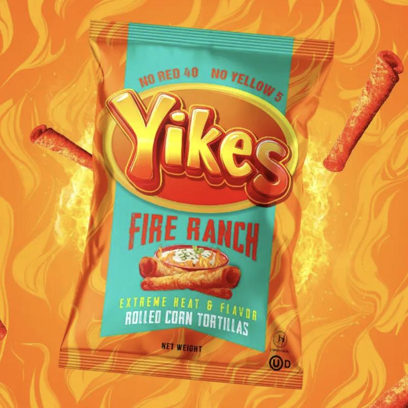 Yikes Chips – Extra Hot Spicy Snack,4oz Crispy Crunchy Extreme Heat Bold Taste Great Value Versatile Snack
