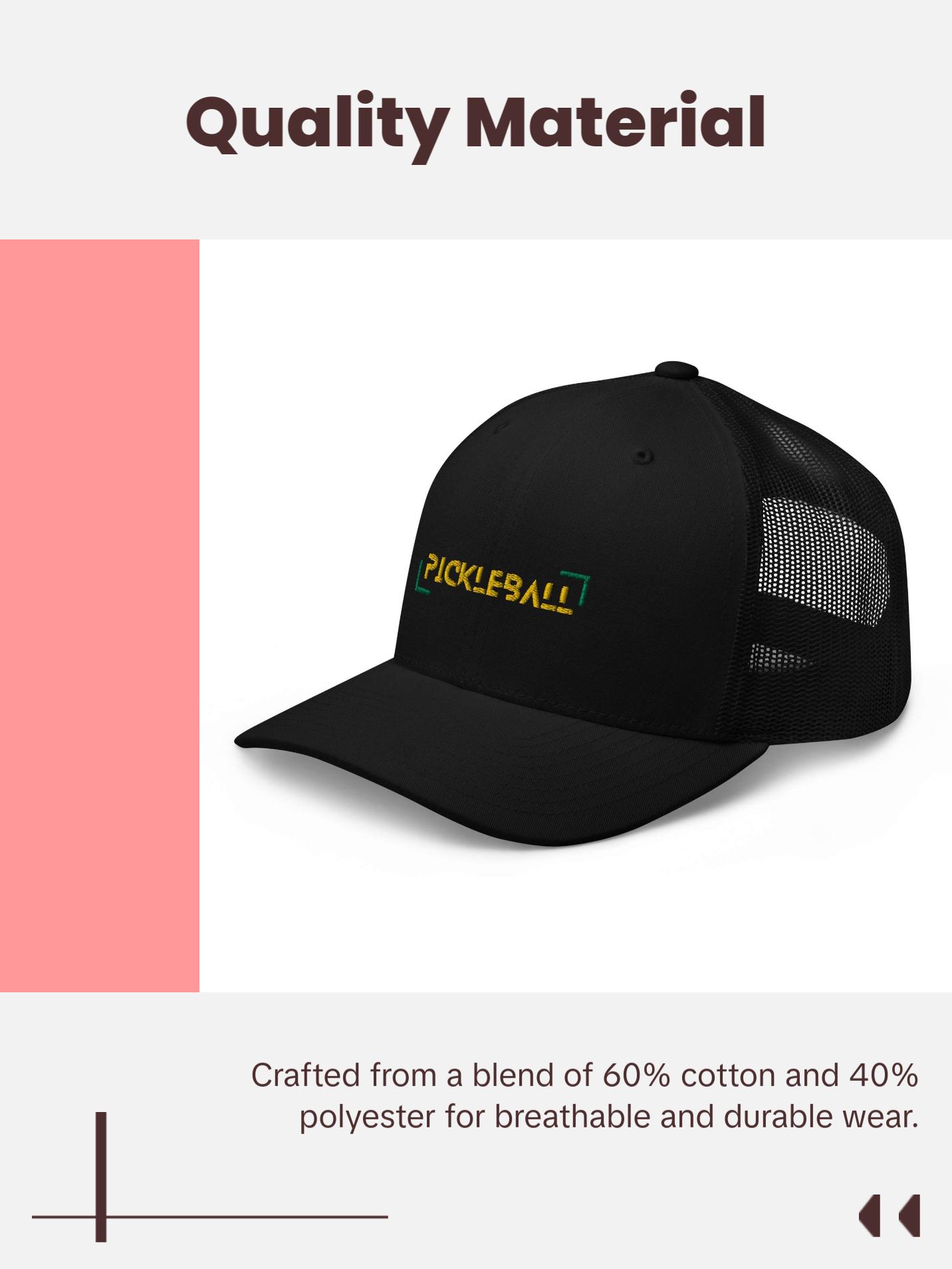 Pickleball - Performance Cap - Mesh Back