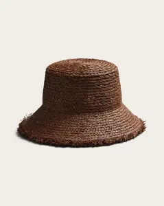 Hemlock Hats Lenny Straw Bucket Hat