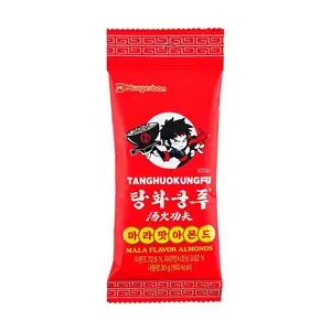 MURGERBON Korean Spicy Mala Almonds 30g - Authentic Flavor Snack