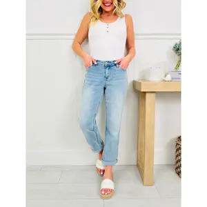 Judy Blue Keep Your Cool Cooling Boyfriend Jeans