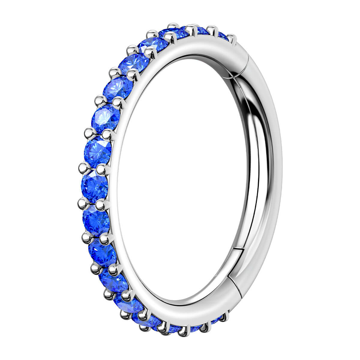 Oufer Christmas 20G AAA+ Grade CZ Hinged Nose Nostril Piercing Hoop Ring Conch Helix Lobe Tragus Rook Hoop Cartilage Ring  Inner Diameter 5mm 6mm 7mm 8mm 9mm 10mm 11mm 12mm in Black Purple Pink Green Blue