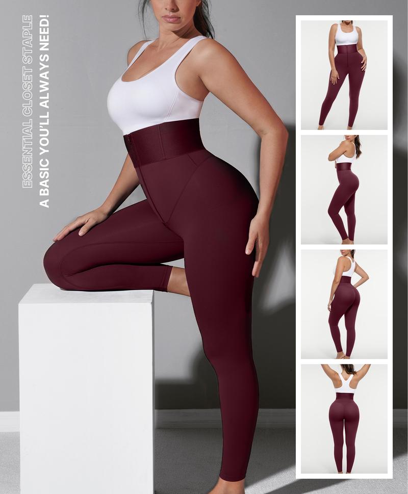 Shapellx AirSlim ElasticFuse Waistband Shaping Leggings High Waisted SoCinched Bottom Comfort Shaping Training UltraSculpt Pants Creator